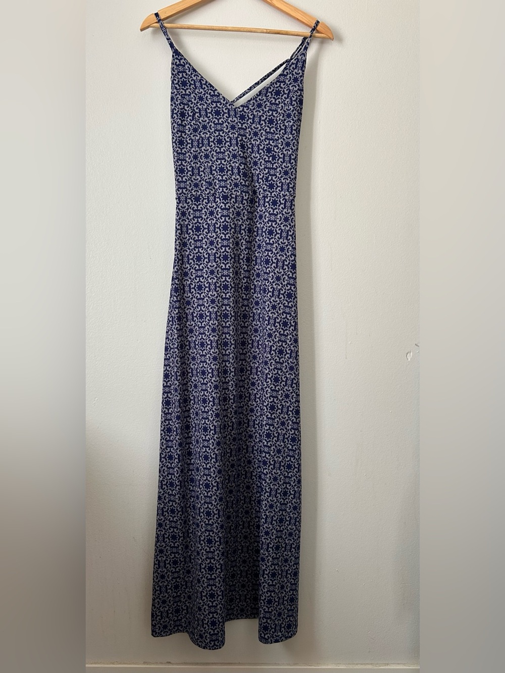 Market & Spruce NWT Navy Floral Strappy Maxi Dress M